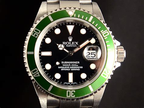 rolex uomo ghiera verde